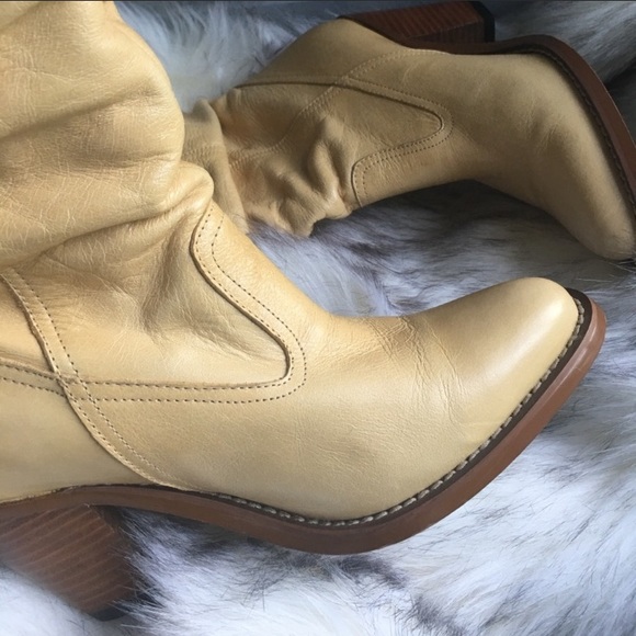 Jeffrey Campbell knee length leather western boots - Picture 8 of 8